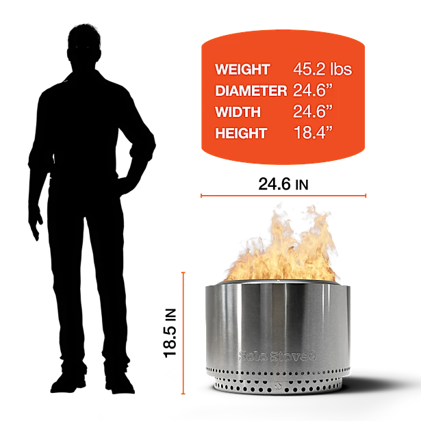 Basecamp 24™ Smokeless Fire Pit