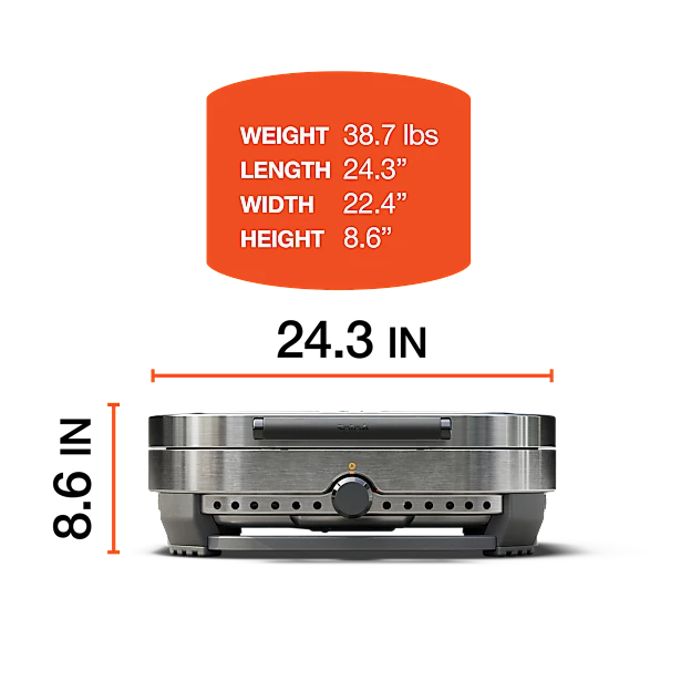Summit 27" Fire Pit + Steelfire 22" Griddle Bundle