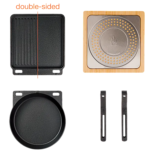 Pi Cast Iron Cookware Set | Pizza Oven Collection