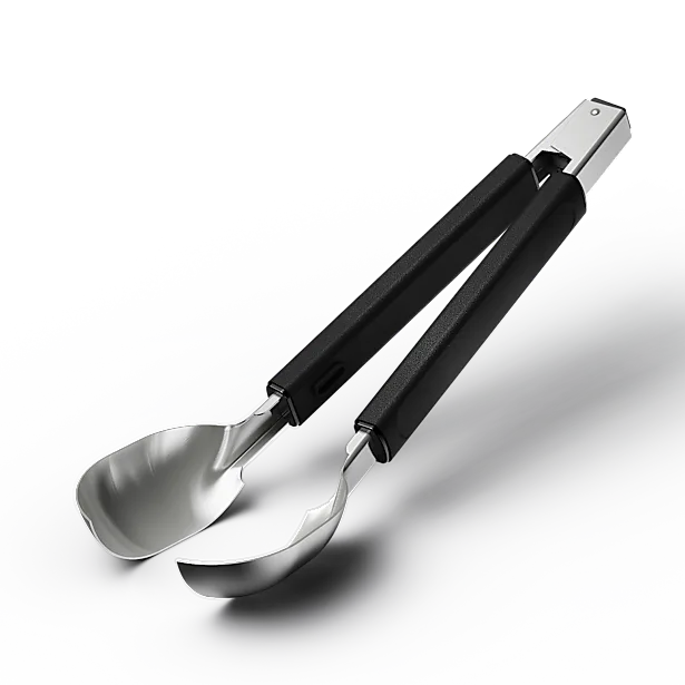 Steelfire Pro Kit | Egg & Pancake Ring, Scoop Tongs, Chop Scraper