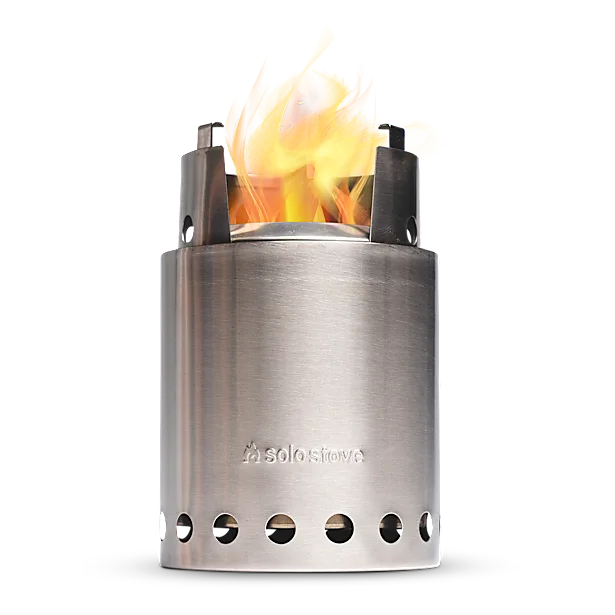 Stainless Camp Stove — Built for Two